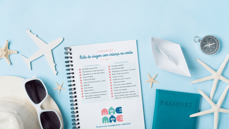 Checklist para mala de viagem com criança no verão