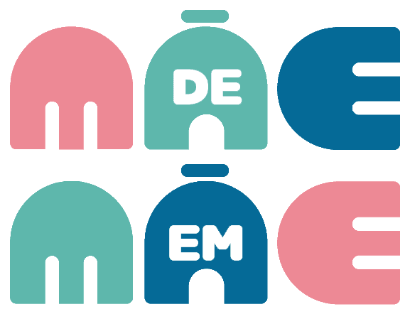 Logotipo De mãe em mãe