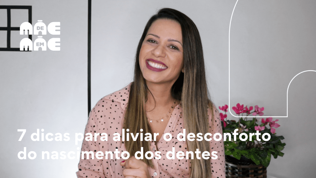 desconforto do nascimento dos dentes