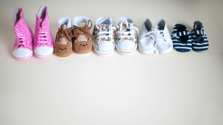 tamanhos de sapatos infantis no exterior