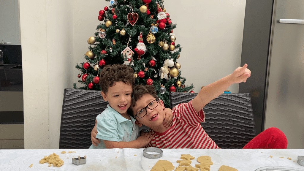 Biscoito amanteigado de natal