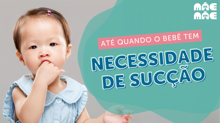 necessidade de sucção do bebê