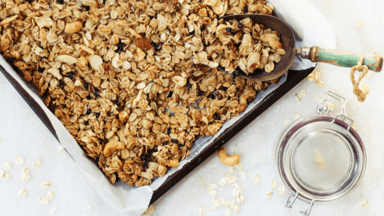 Granola caseira para bebês