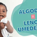 Algodão x lenço umedecido: qual a melhor opção para limpar seu bebê?