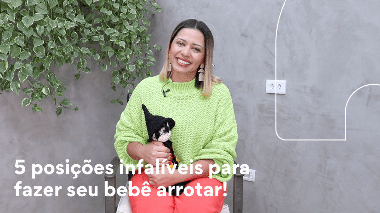 como fazer o bebe arrotar