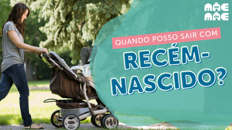 quando posso sair com recém nascido