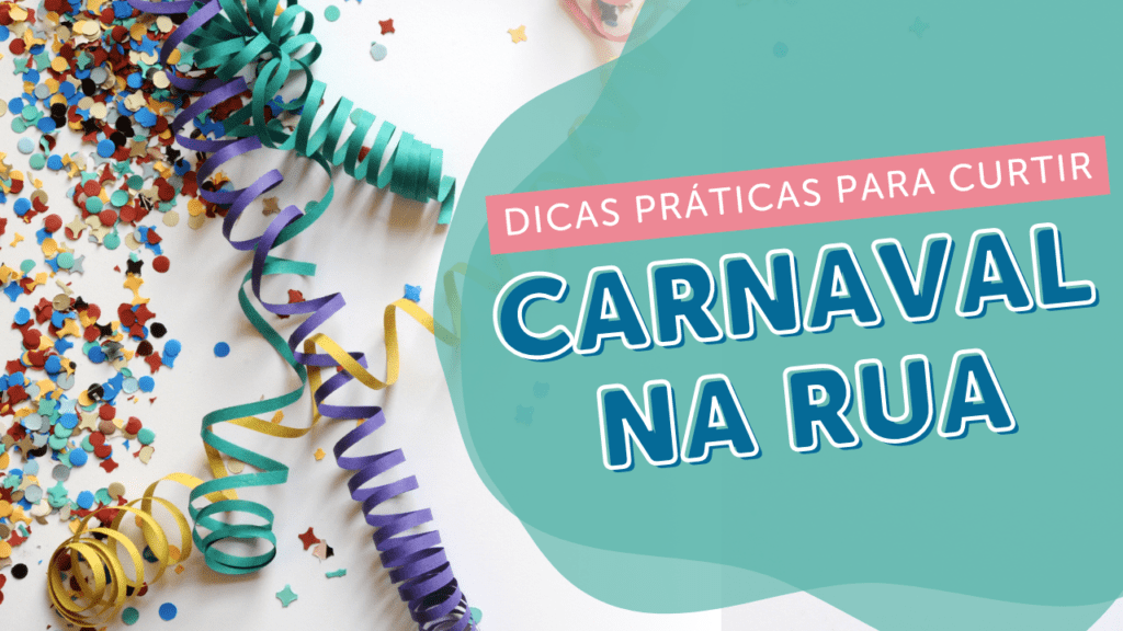 carnaval na rua com as crianças