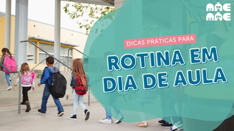 rotina em dia de aula